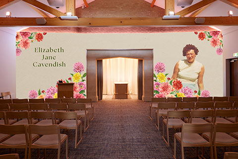 Chrysanthemums Projection Image